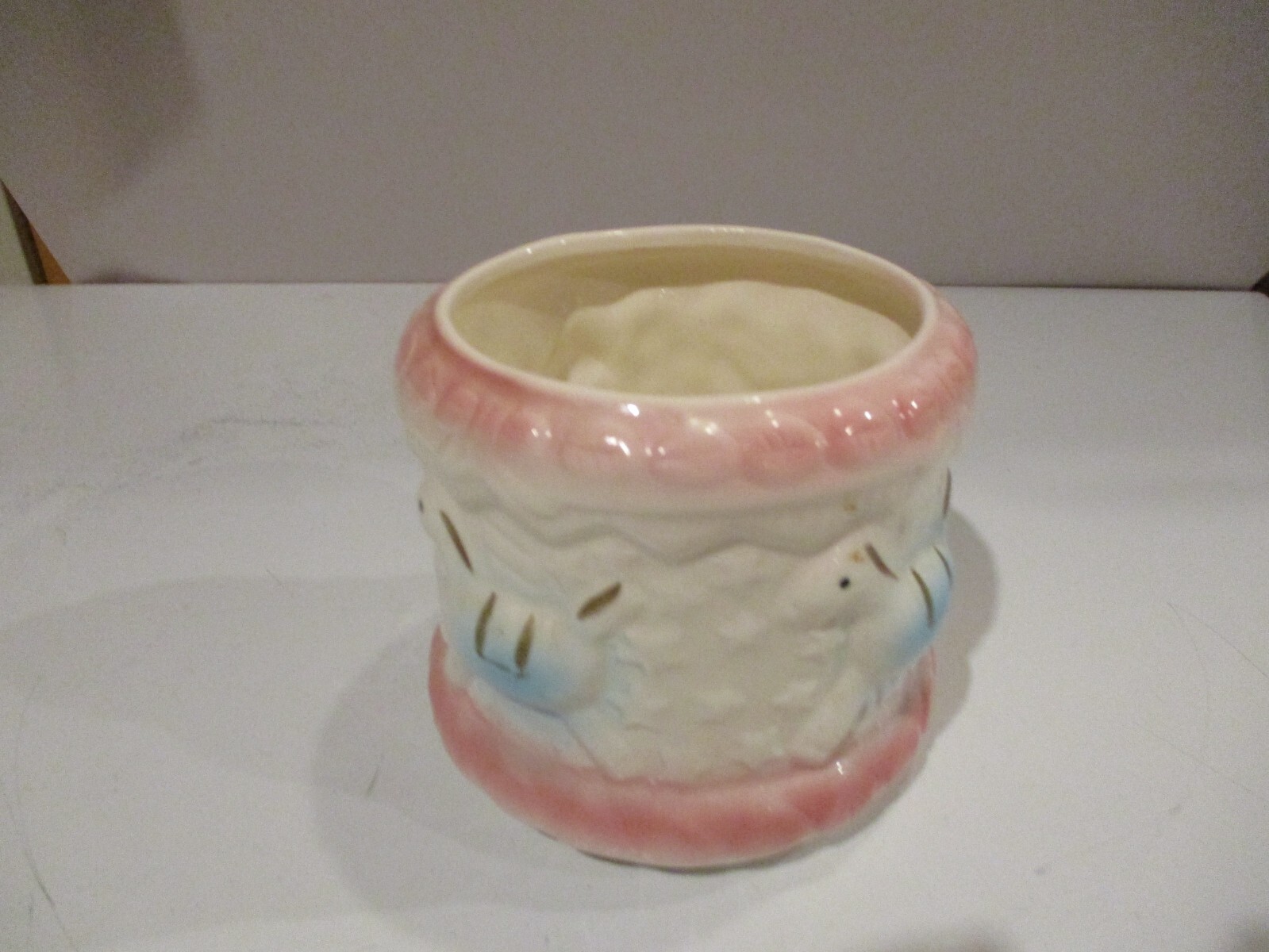 Vintage 1970s Baby Girl Ceramic Nursery Jar or Planter -  Giftware Co.