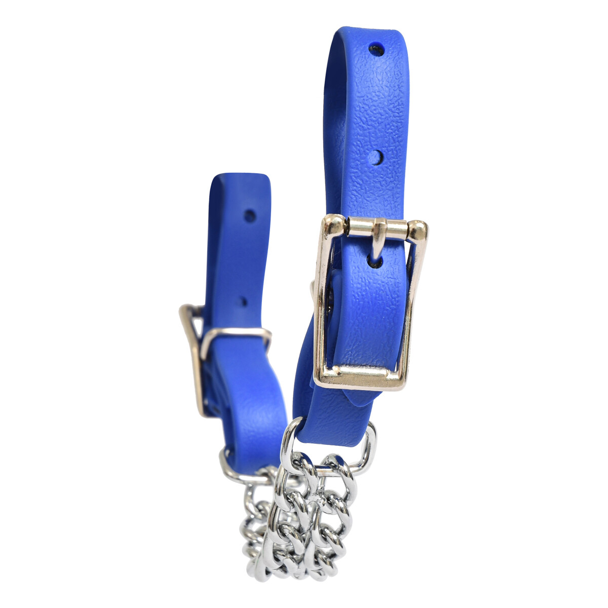 READY MADE- Horse size Royal Blue CURB CHAIN