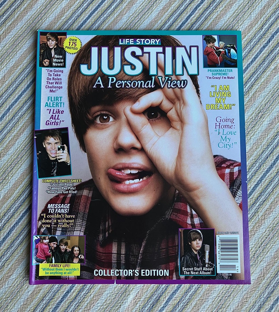 Justin Bieber Life Story Magazine A personal View  November 2011
