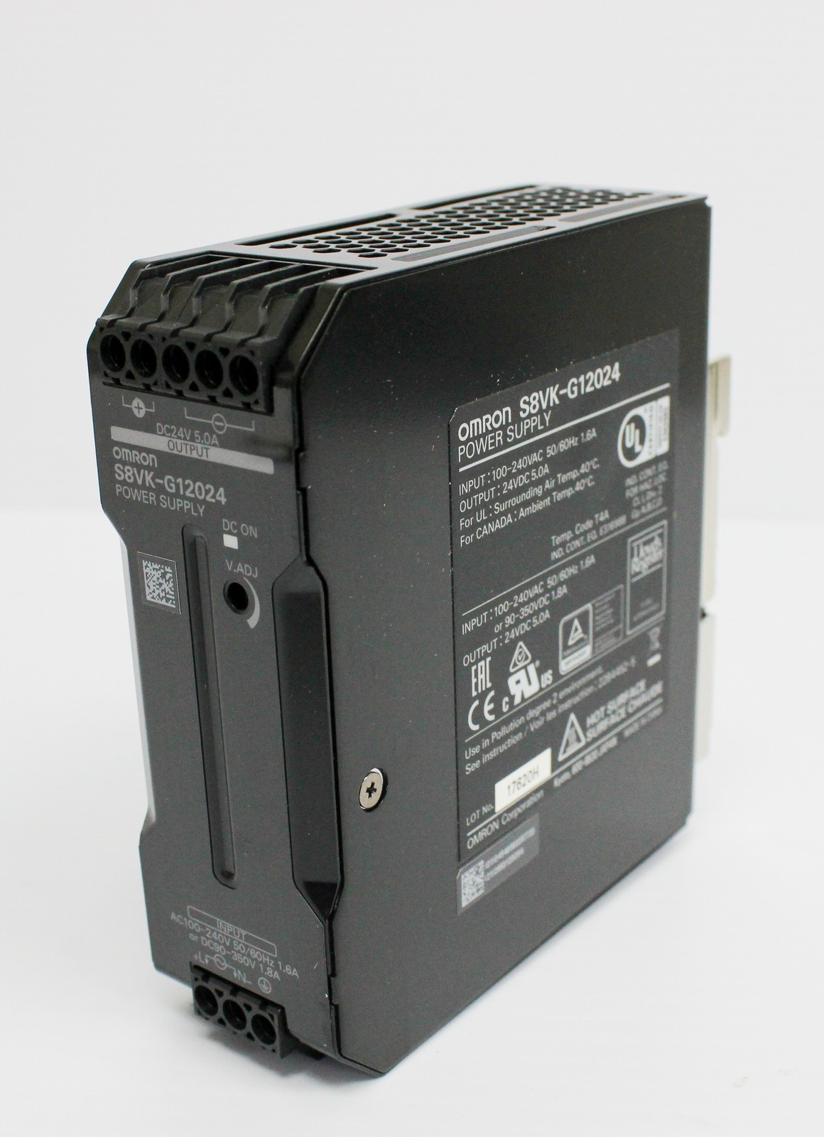 Omron S8VK-G12024 Switch Mode Power Supply DIN Rail 120V/220V (3373440)