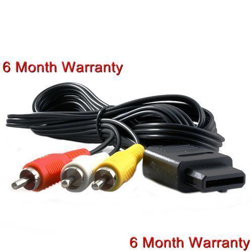 FOR NINTENDO 64 N64 AV AUDIO VIDEO A/V CABLE CORD WIRE