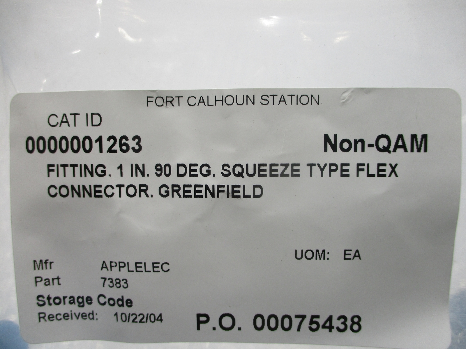 APPLETON 7383 FITTING NSNP
