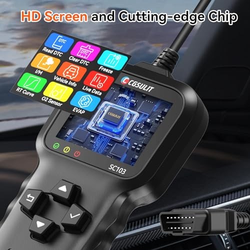 OBD2 Scanner, SC103 Car Code Reader Diagnose Check Engine Light Smog Check