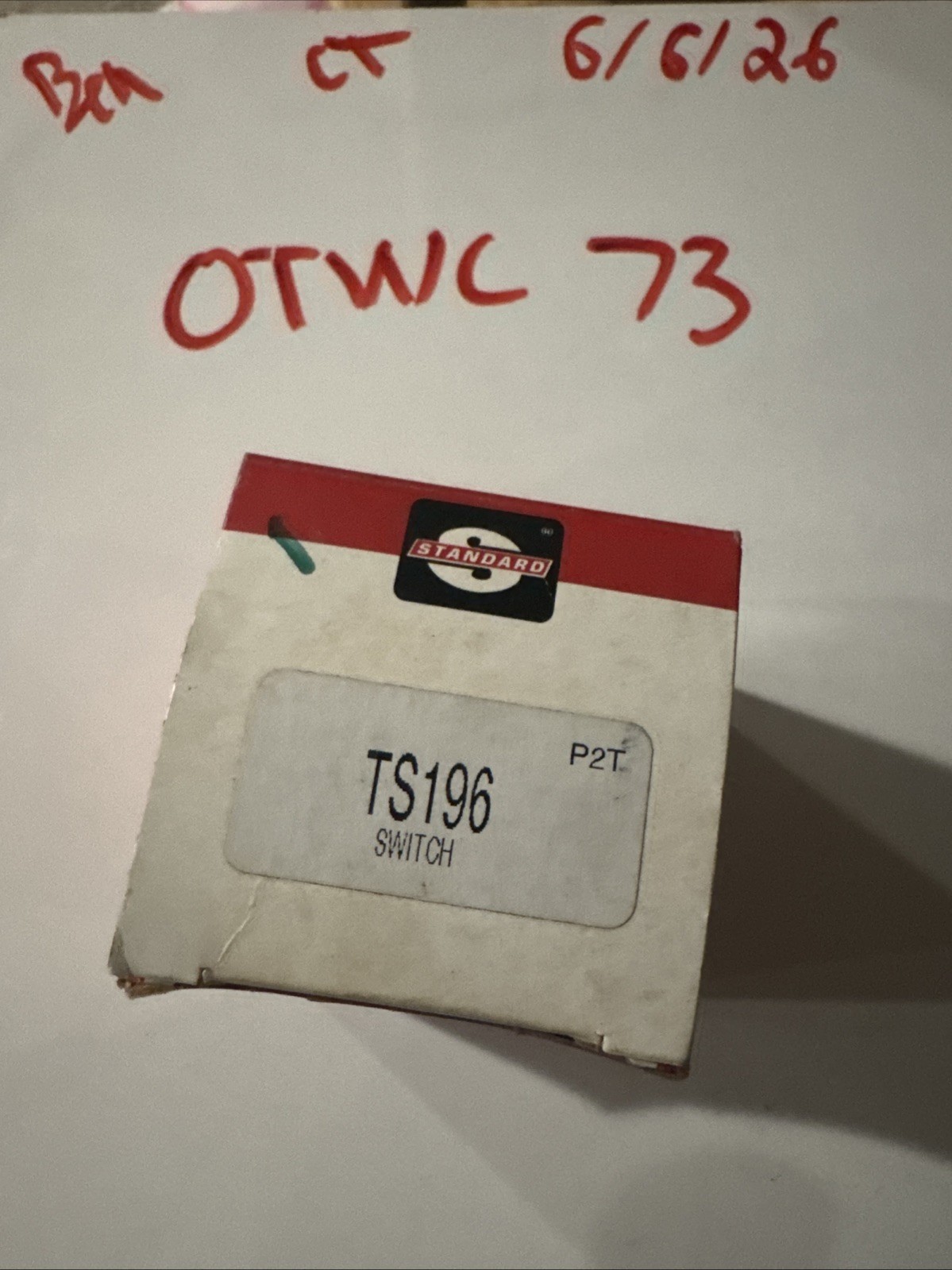 Standard TS196 Engine Coolant Temperature Sender