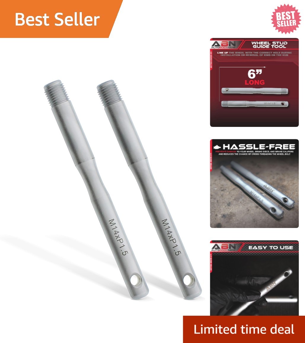Wheel Hanger Pins Set for M14 x P1.5 - Protects Brake Components, Easy to Use