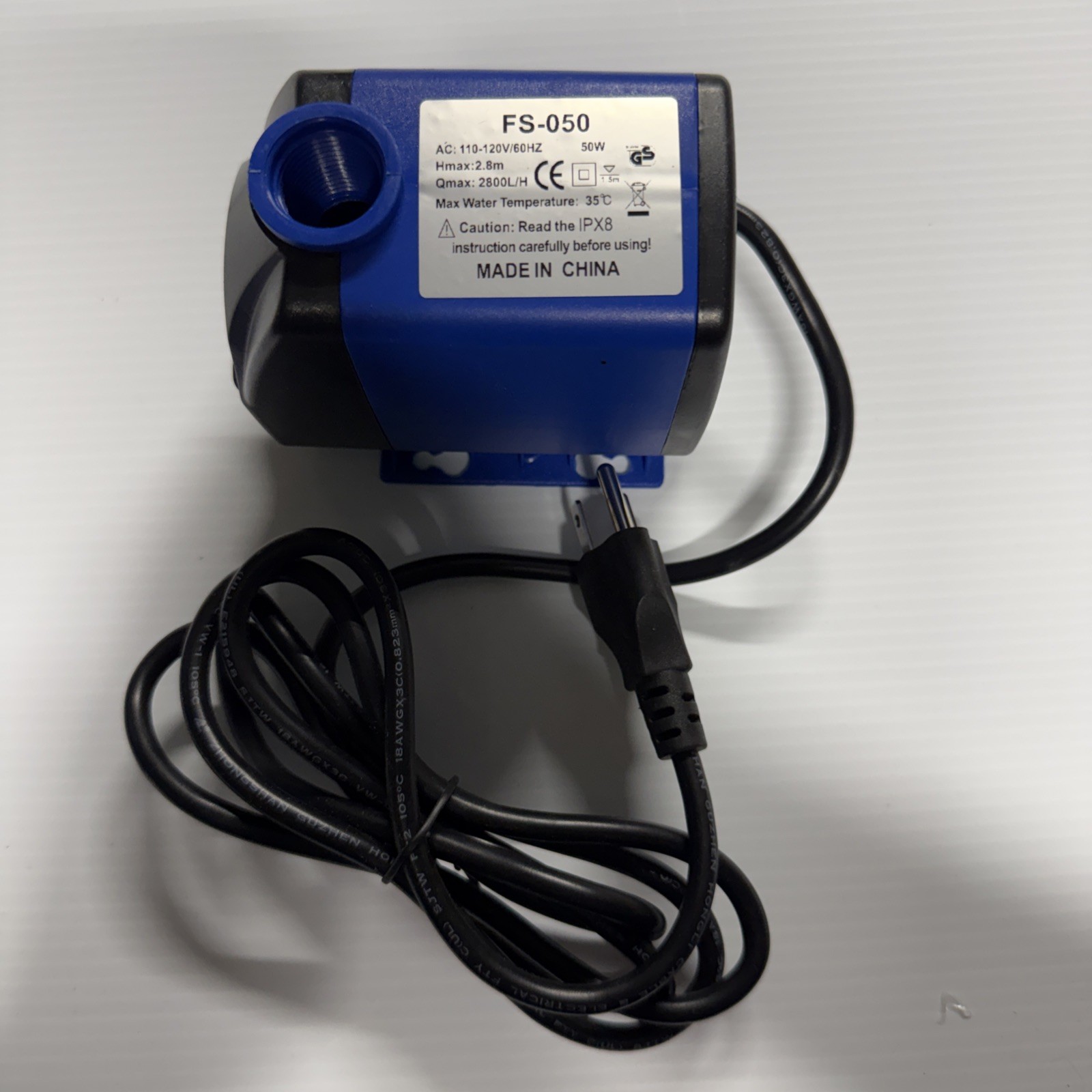 Open Box FreeSea Multifunction Submersible Pump Fountain Aquarium etc 740GPH 50W