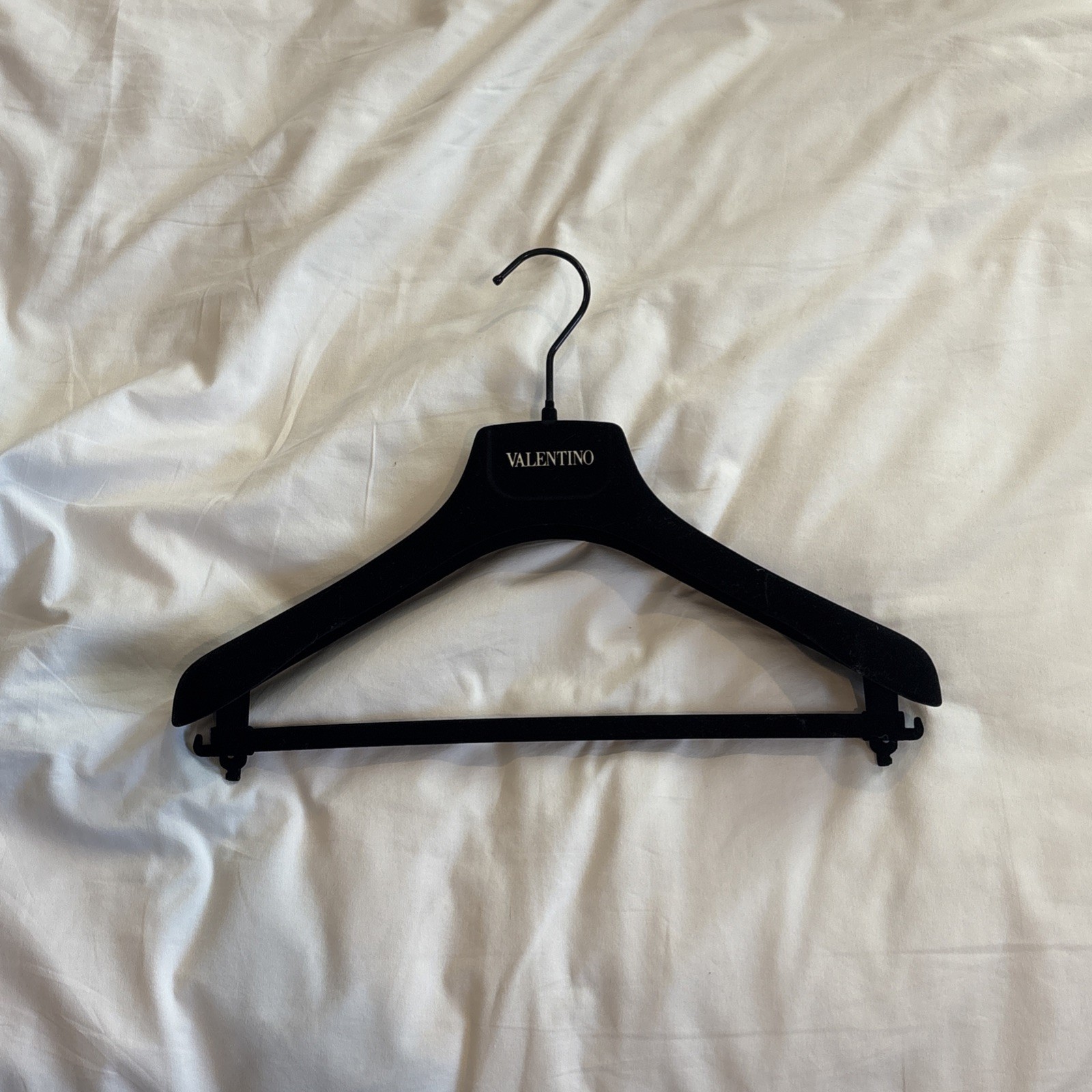 NEW AUTHENTIC VALENTINO BLACK VELVET DRESS BLOUSE SKIRT PANTS HANGER