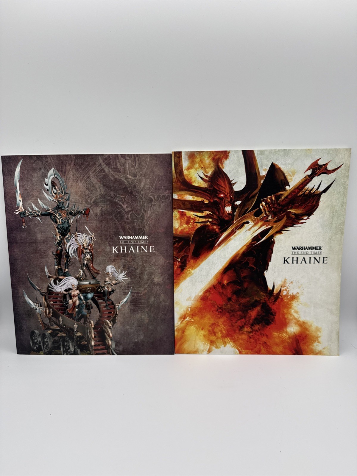 WARHAMMER 40,000 40K THE END TIMES KHAINE SEALED SOFTCOVER SET VERY RARE OOP