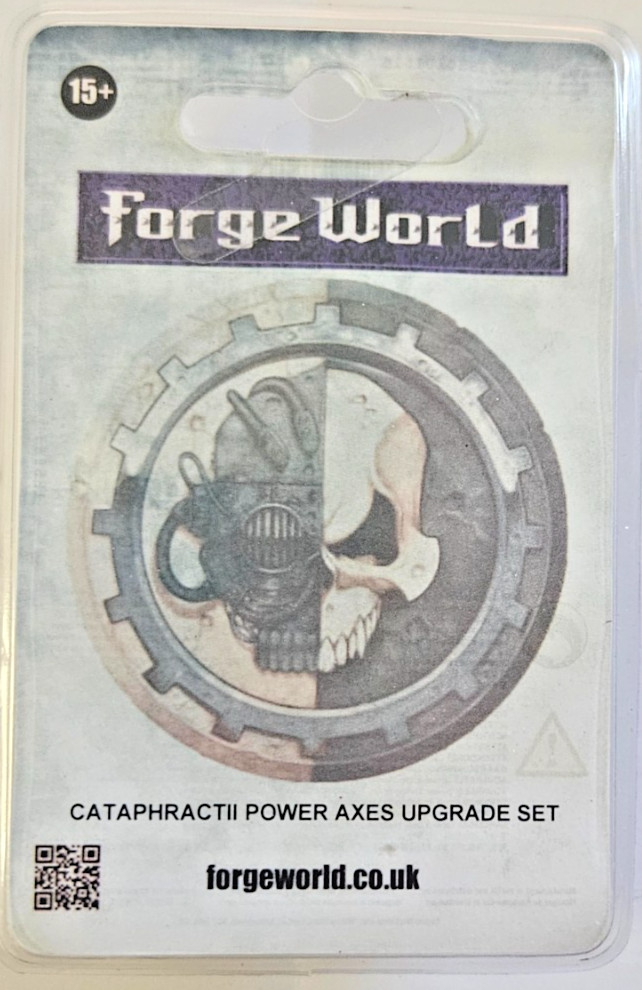 GW Warhammer 40k Forgeworld Cataphractii Power Axes Axe Upgrade Set OOP