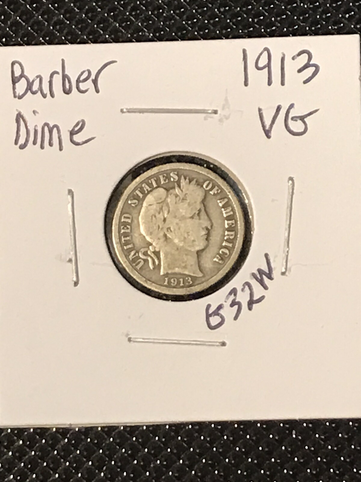 1913 Barber Dime