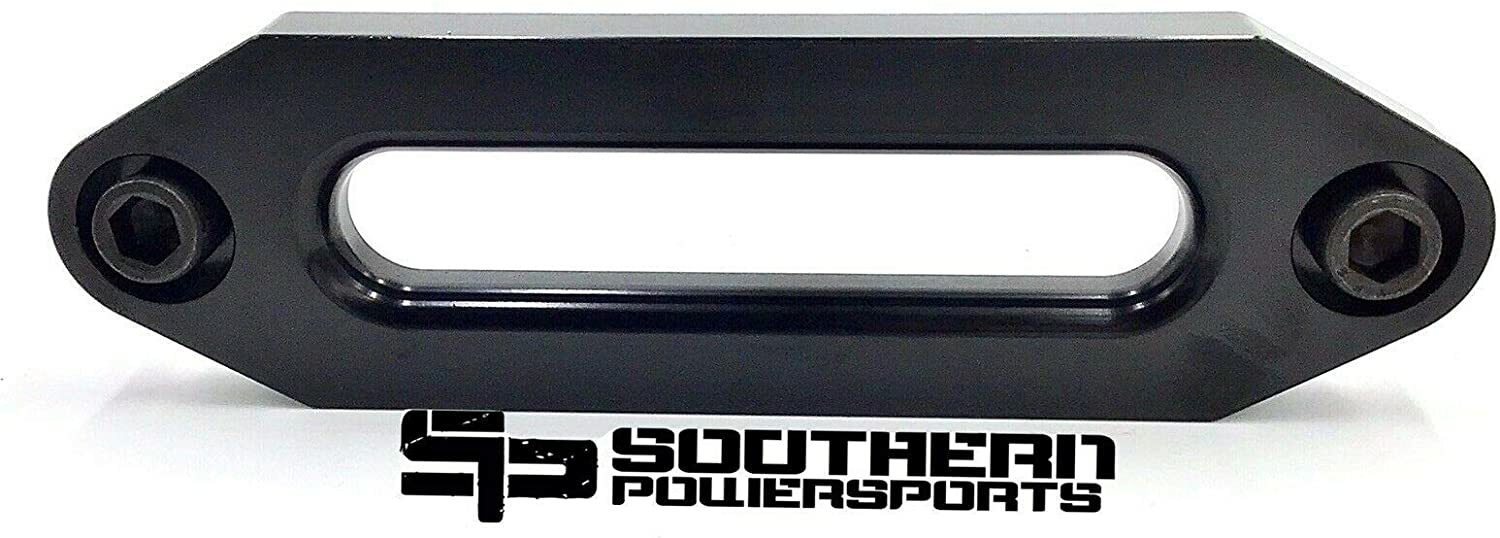 ATV UTV Black Aluminum Hawse Fairlead 4 7/8” Synthetic Winch Rope 1500-3500lb
