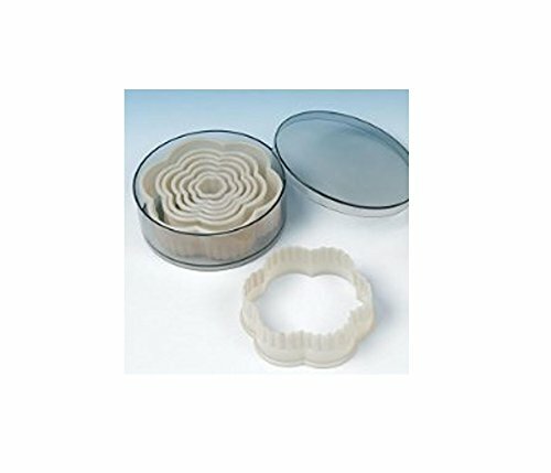 Nylon Cutter Set, Boxed, Fluted Petal, 8 pc set