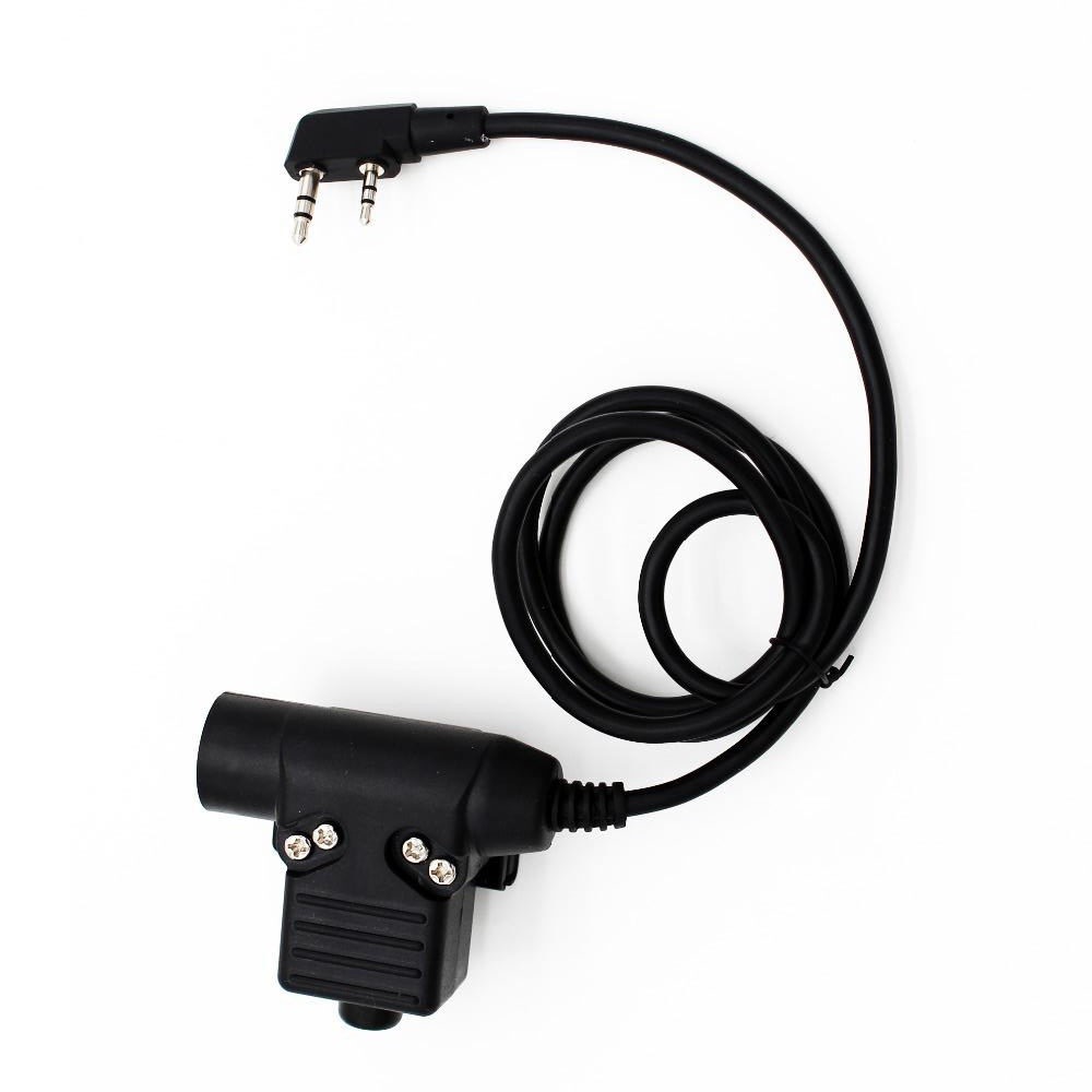 New U94 PTT Adapter For REAL STEAL RS Headsets For KENWOOD Plug Replace Parts
