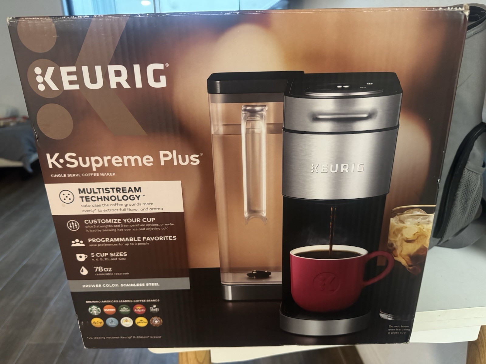 Keurig K-Supreme Gray Pod Coffee Machine