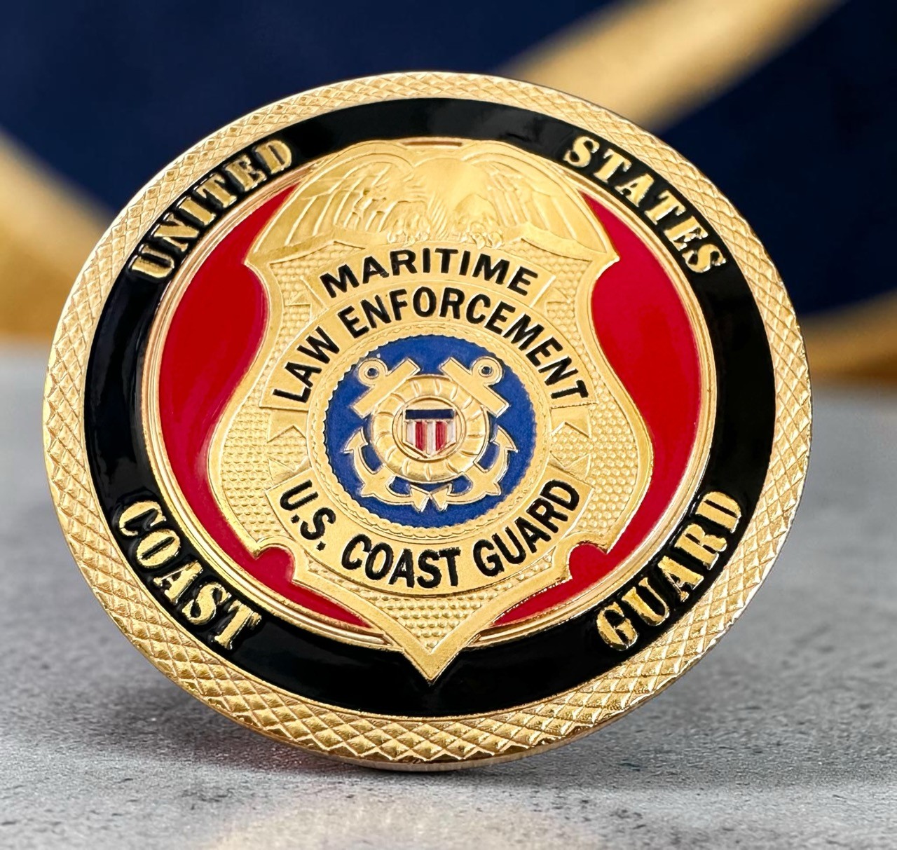 MARITIME LAW ENFORCEMENT Challenge Coin USCG-US Coast Guard ·NEW· ·PERFECT GIFT·