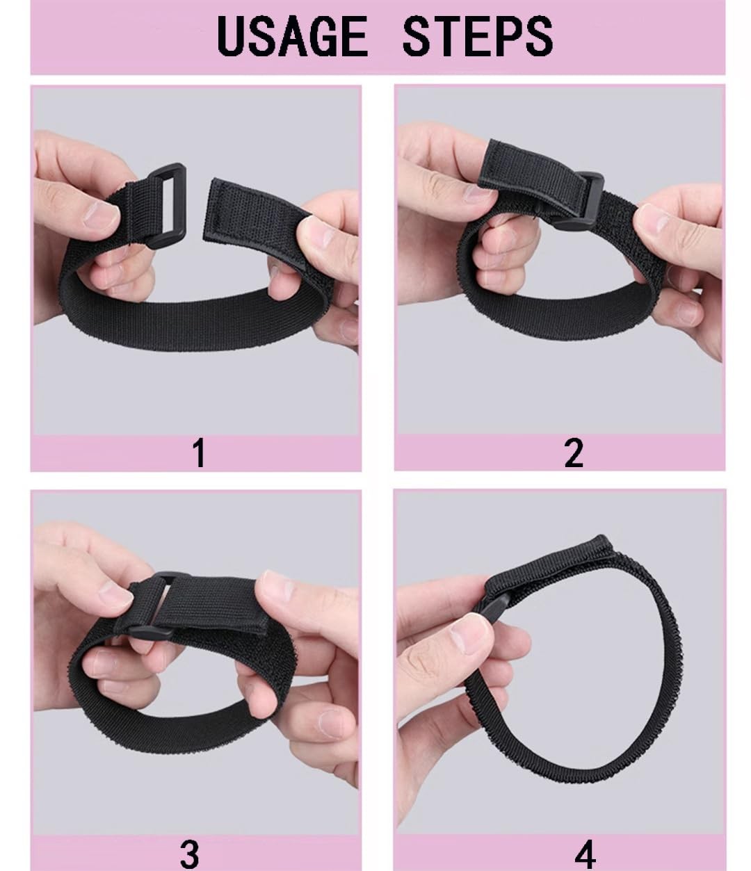 20 Pack (12 x 1 Inch) Reusable Fastening Cable Straps,Adjustable Multi-Purpos...