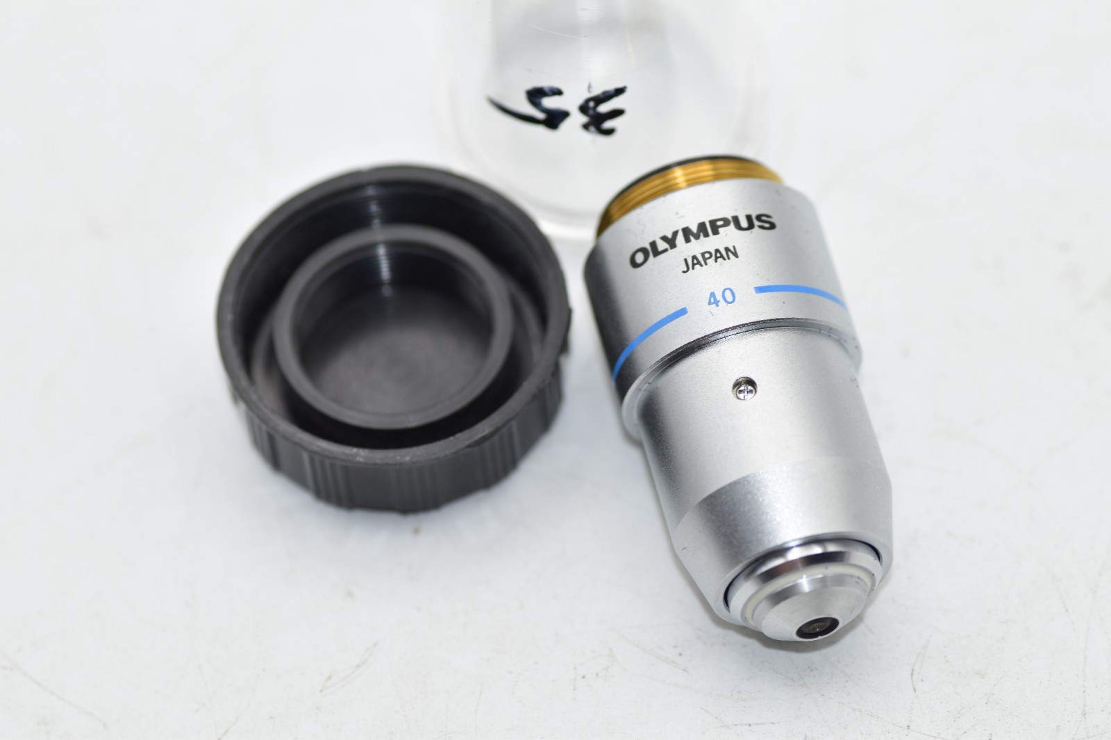 OLYMPUS MICROSCOPE OBJECTIVE N.O.S E A40 0.65 160/0.17