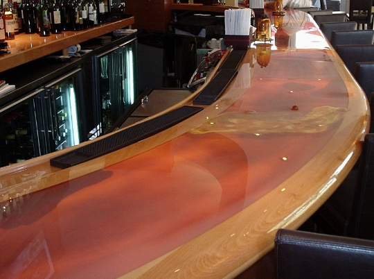 Crystal Clear Table Top & Bar Top UV Resistant Epoxy Coating - Quart Kit