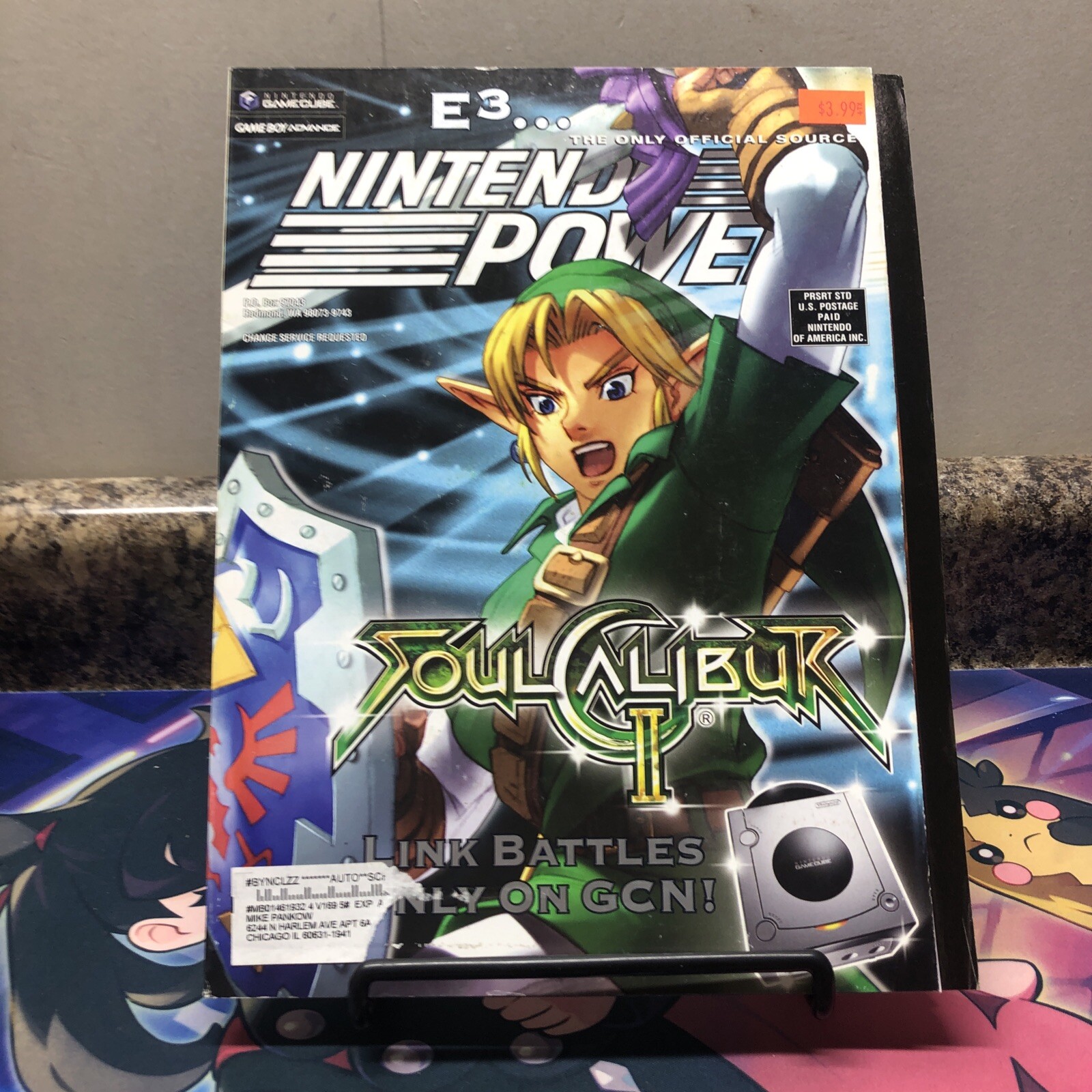 Nintendo Power June 2003 #169 Soul Caliber 2 w/ Mega Man Poster