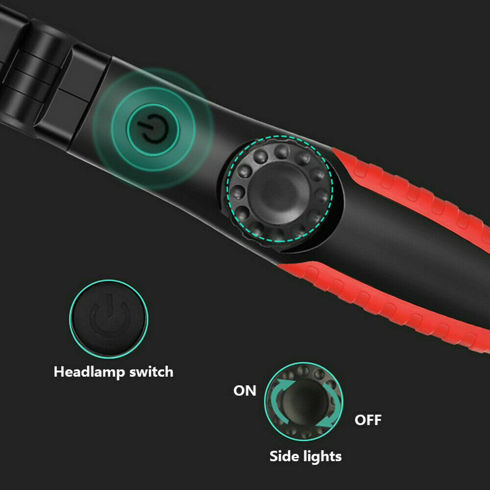 Rechargeable LED USB Slim Work Light Mechanic Flashlight Lamp Bar Camping Torch