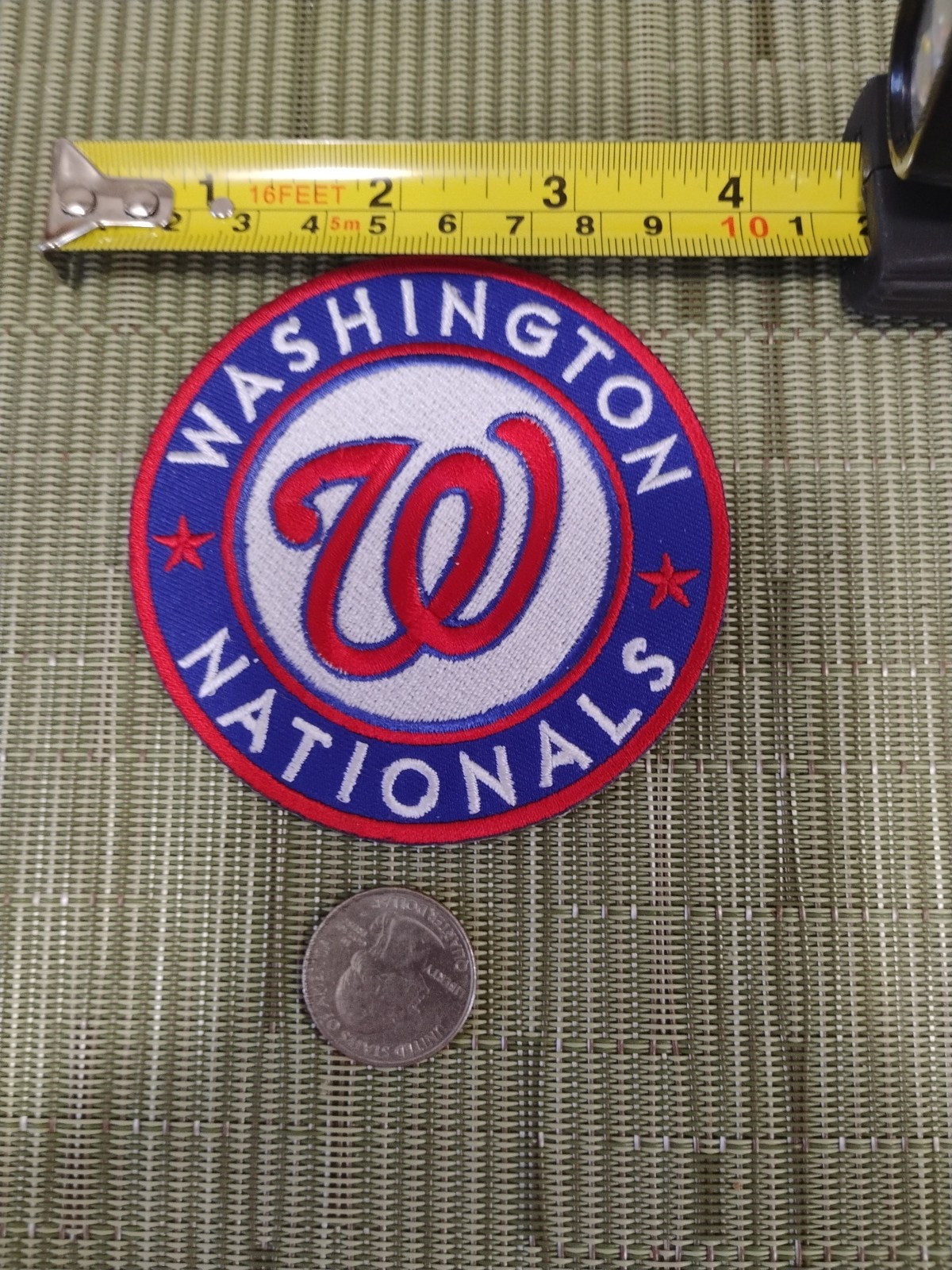 MLB Washington Nationals IRON ON PATCHES