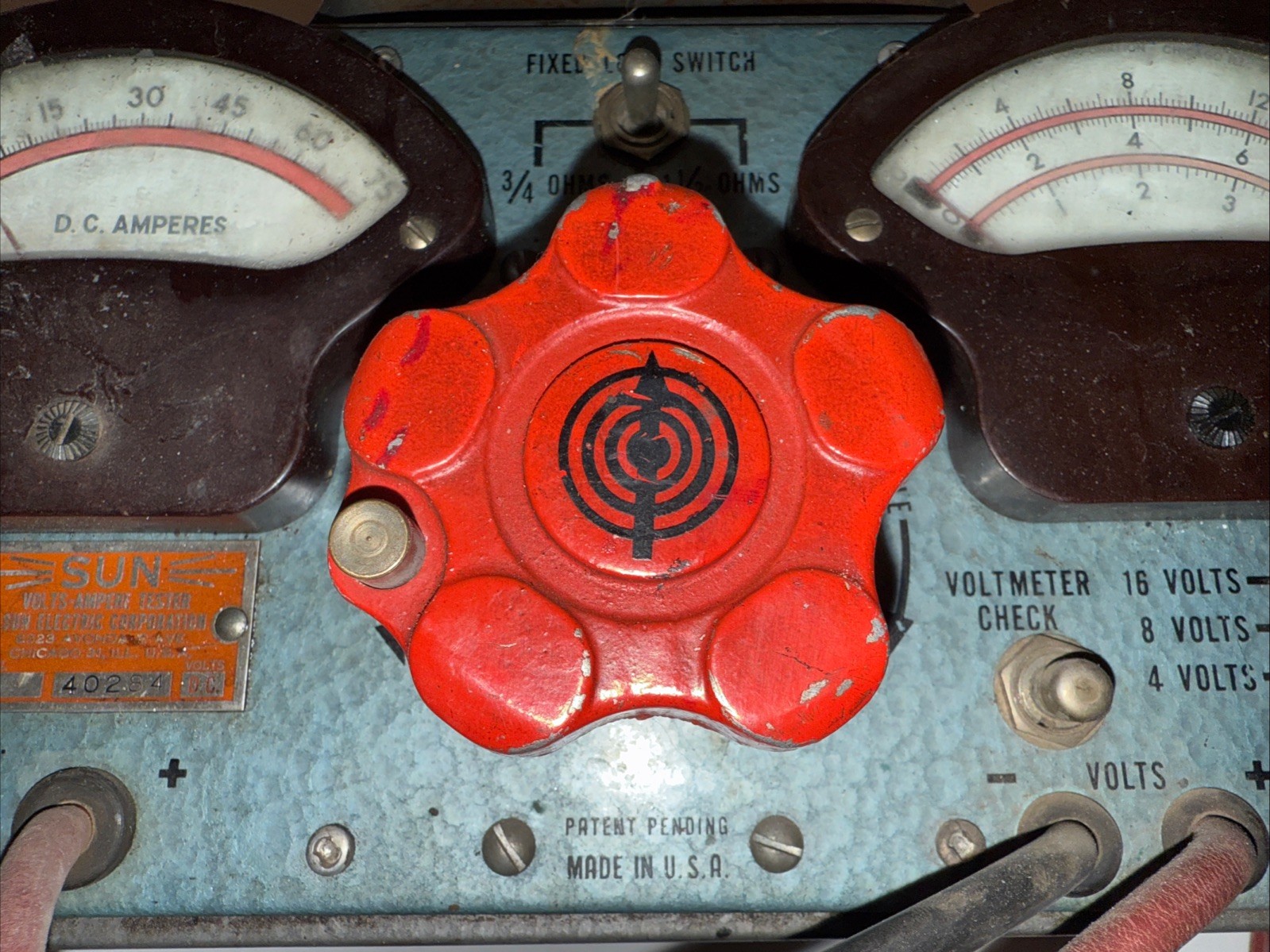 Vintage Sun Amp And Volt Tester Model VAT Untested