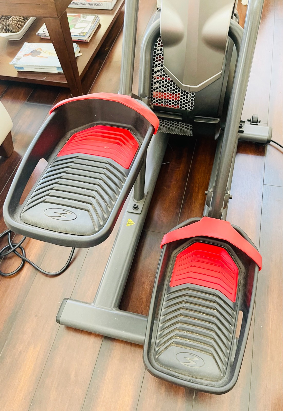 Bowflex Max Trainer M5 Stepper/Elliptical Machine Black Red Silver Barely used