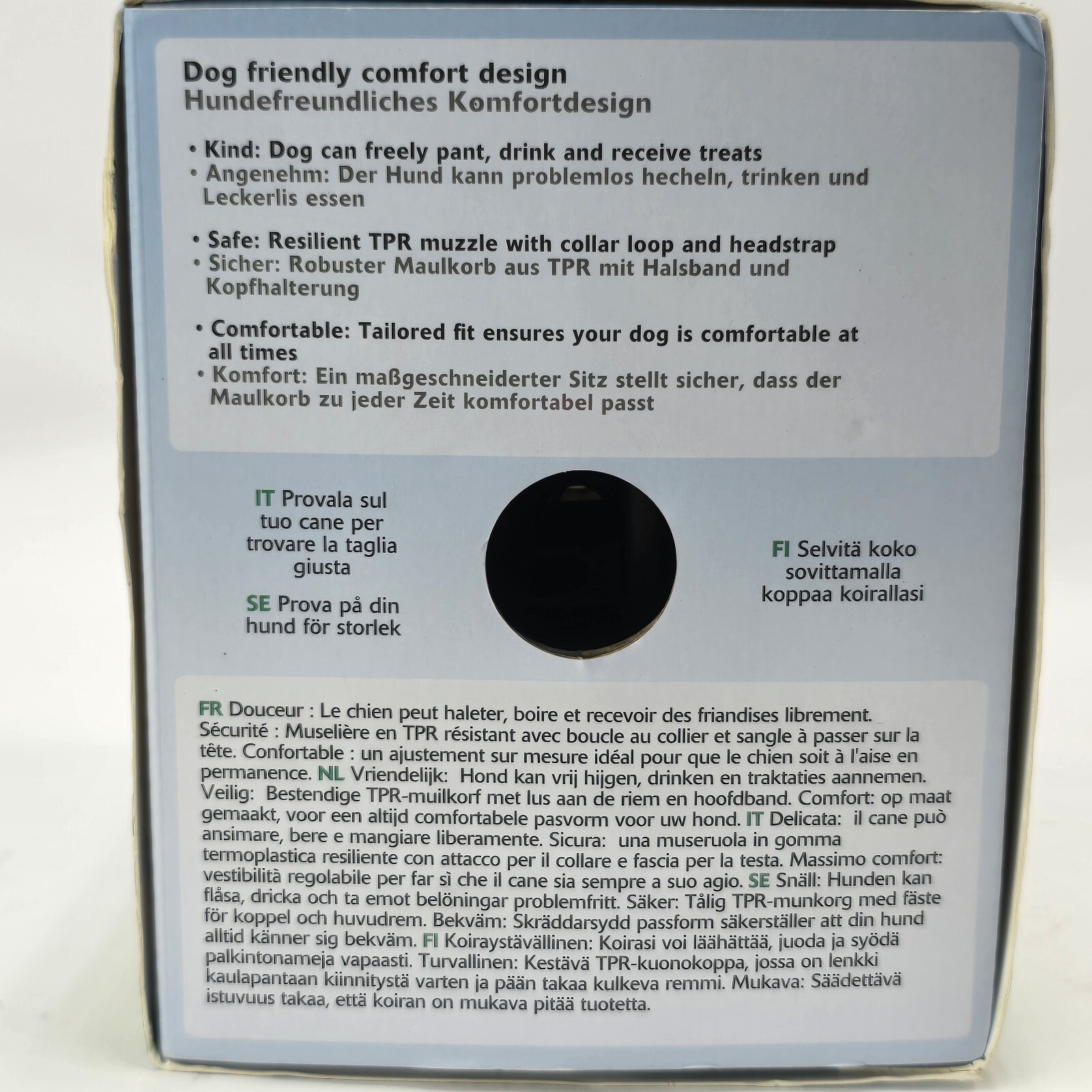 "New Baskerville Ultra Muzzle Size 5: Safe, Humane Design for Dogs"