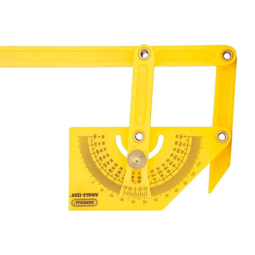 29 Plastic Protractor and Angle Finder, Outside, Inside, Sloped Angles, 0° to...