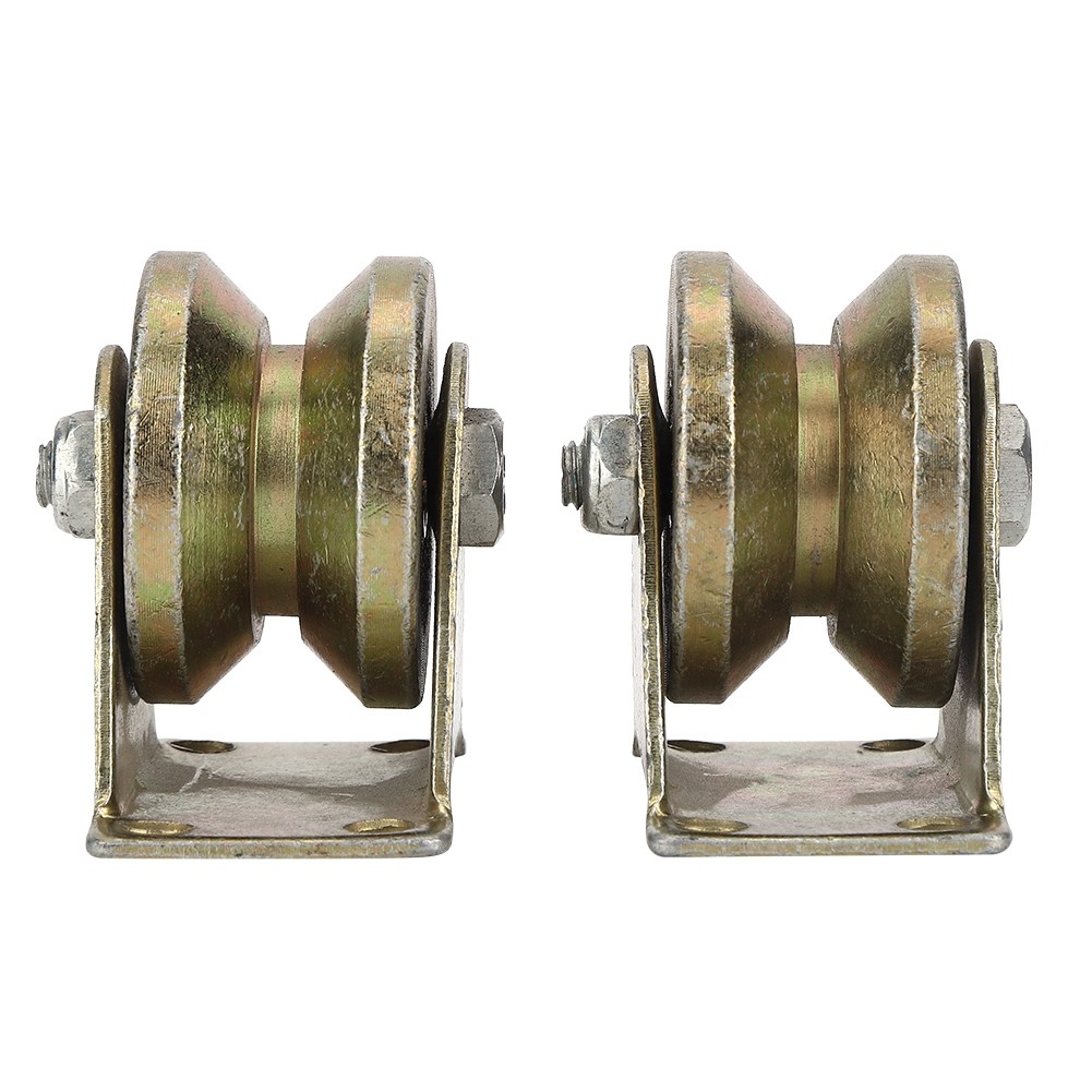 2PCS Sliding Gate Roller Replacement Smooth Operation For Various Gates