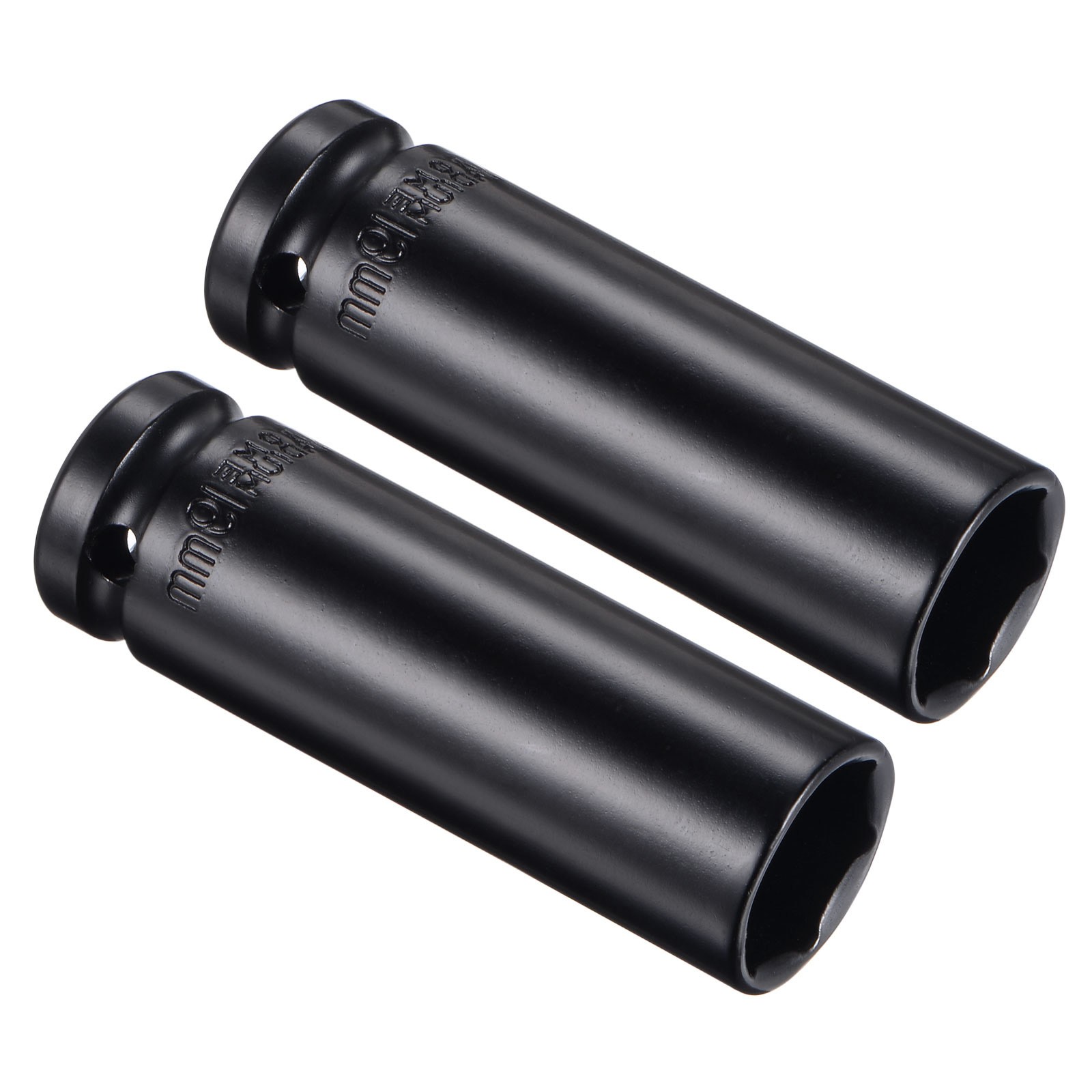 2Pcs 1/2" Drive by 19mm Deep Impact Socket for Repair CR-V 3.15" 6-Point Metric