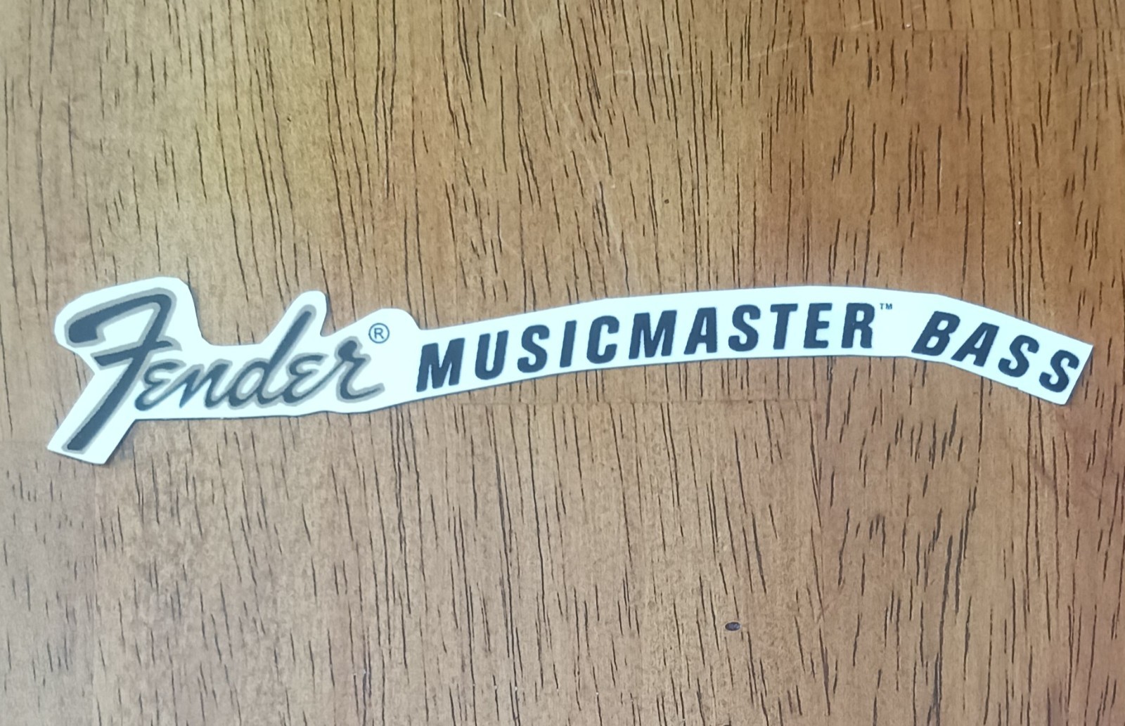 Fender Guitar MUSICMASTER BASS 1960's 1970's Style Waterslide Decal Pre-Cut