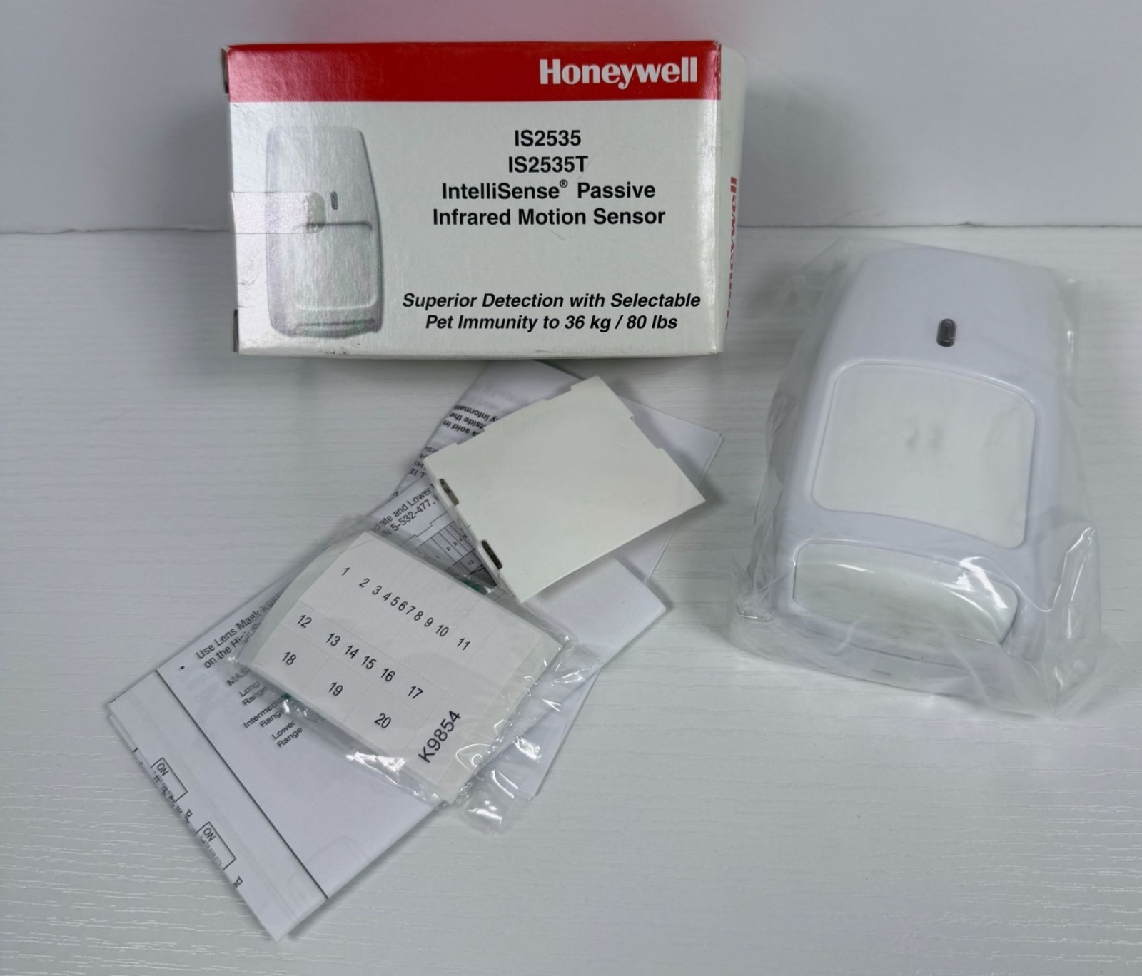 Honeywell Infrared Motion Sensor IS2535 IntelliSense Passive Pet Immunity