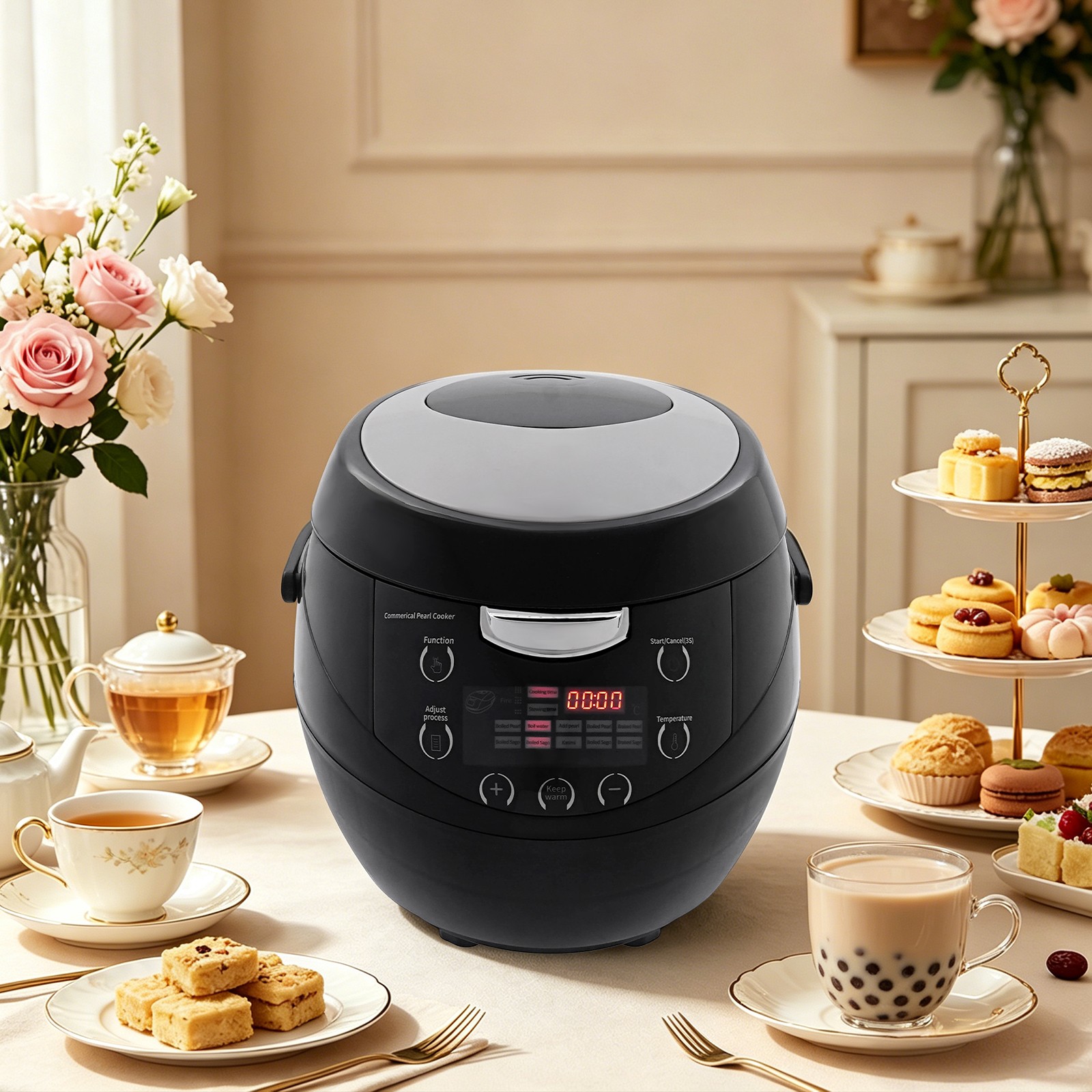 900W Boba Pearl Making Machine for Milk Tea 6L Commercial Pearl Cooker 110V SALE
