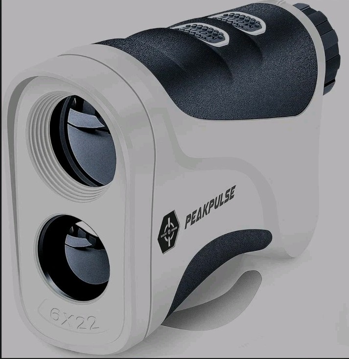 PeakPulse Golf Laser Rangefinder 650 YARDS 6X22 White W/ Case LE-600G NO SLOPE