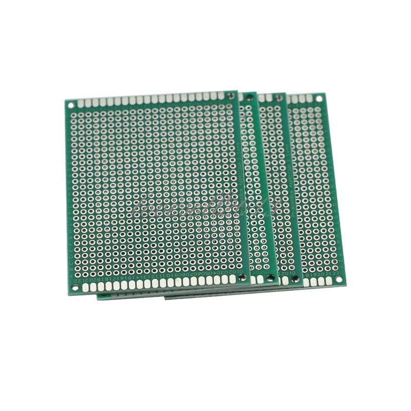 5Pcs NEW 6x8cm Double side Protoboard Circuit Universal DIY Prototype PCB Board