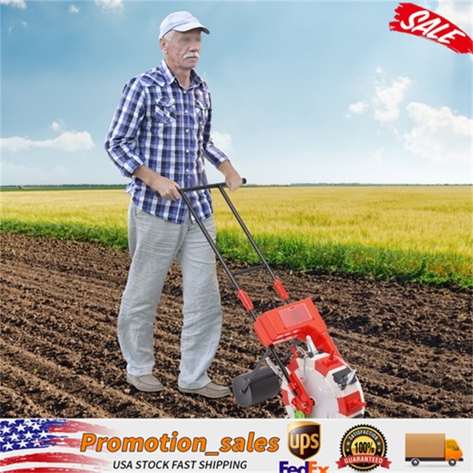 Garden Hand Manual Seeder Row Planter Sowing Vegetable Seeds SALE!