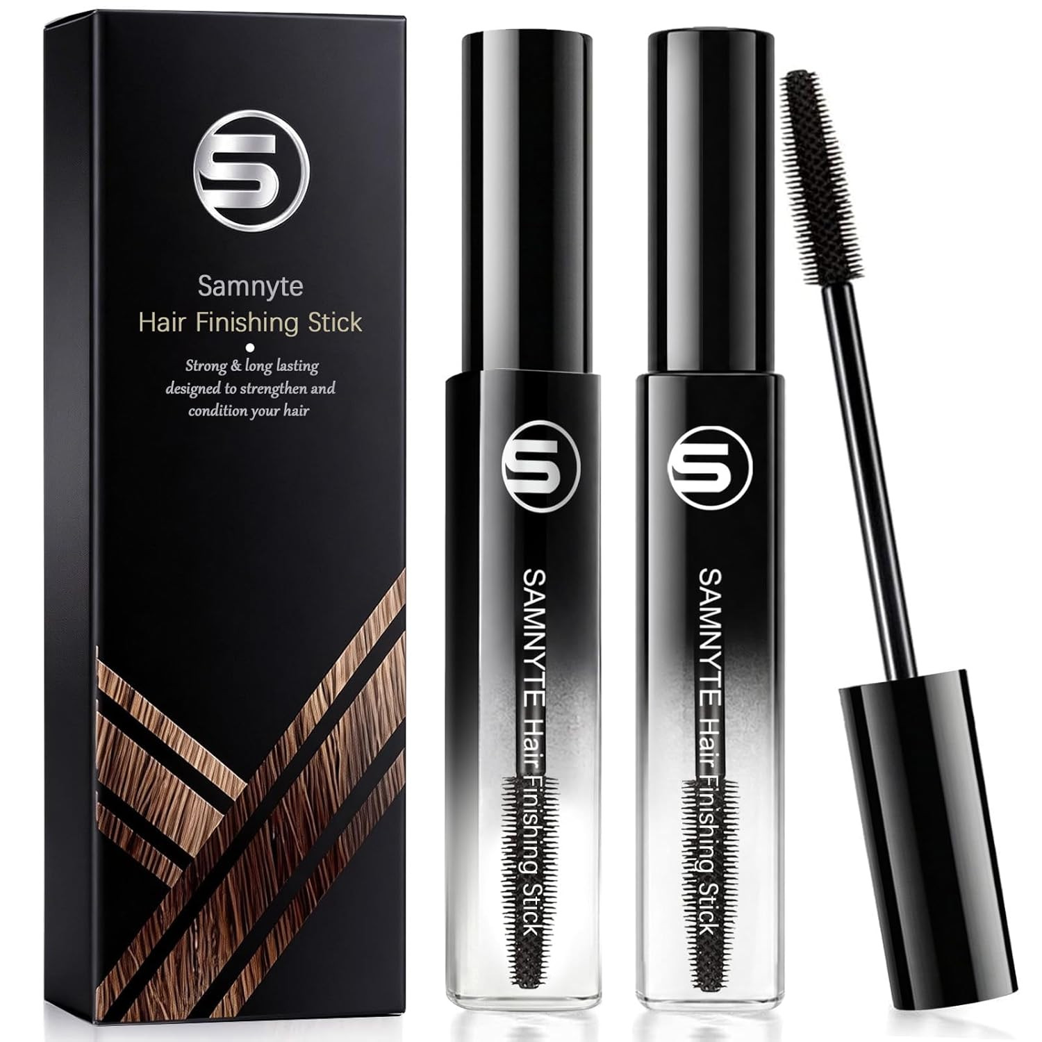 Hair Finishing Stick, 2 Pack - 0.7 Fl.Oz Hair Mascara for Taming Flyaways, Not-G