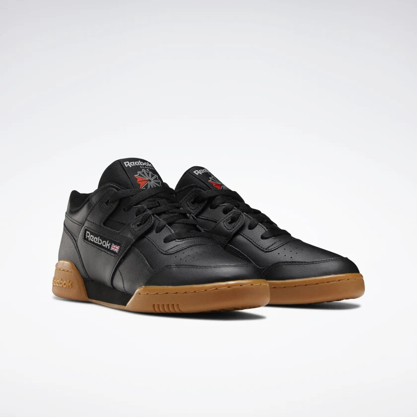 Reebok Workout Plus Black Gum Mens Shoes Sizes 7.5 - 12