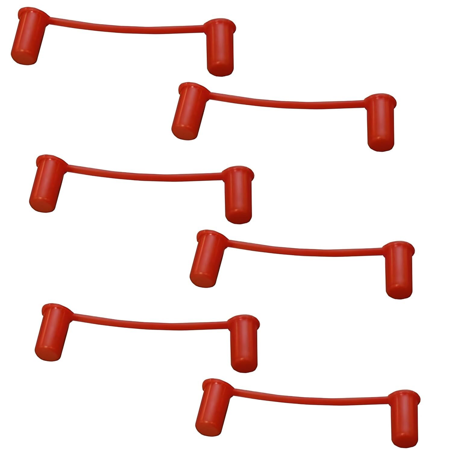 6-Pack Spout Closures for Edhard Jelly Filler Hopper | F-2265 Replacement
