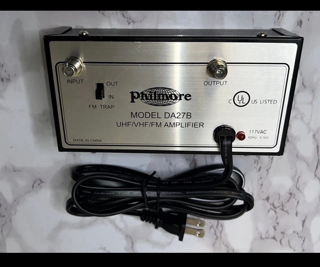Philmore Model DA27B UHF/VHF/FM Amplifier