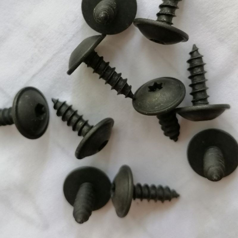 10Pcs Light Weight Self-tapping Screws Mudguard Fastener Screws Bolt N90974701