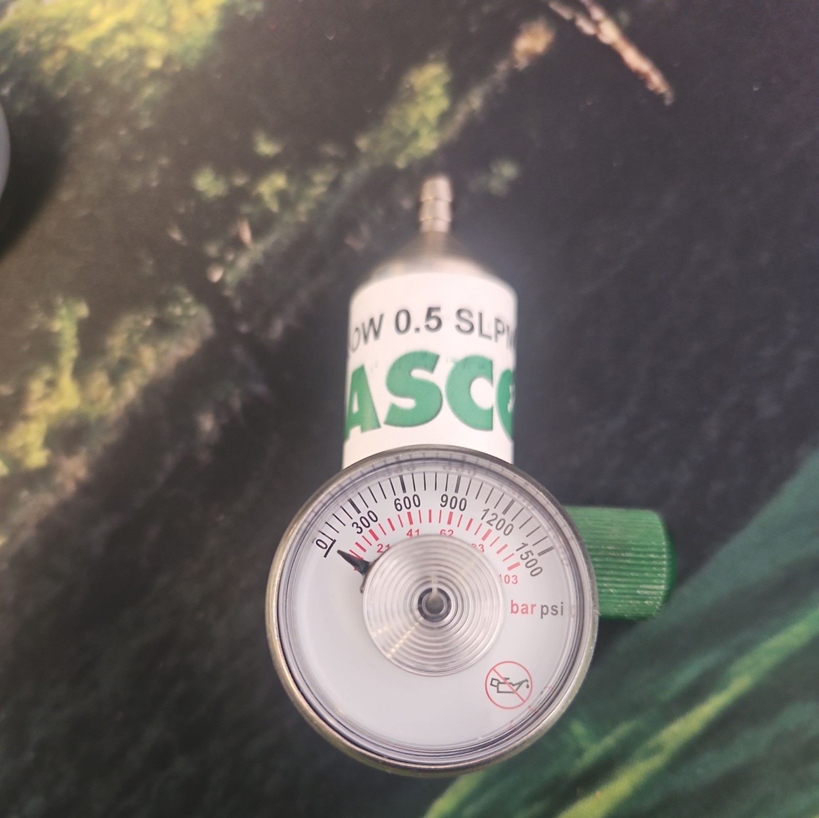 GasCo Flow .5 SLPM Regulator 1500 PSI