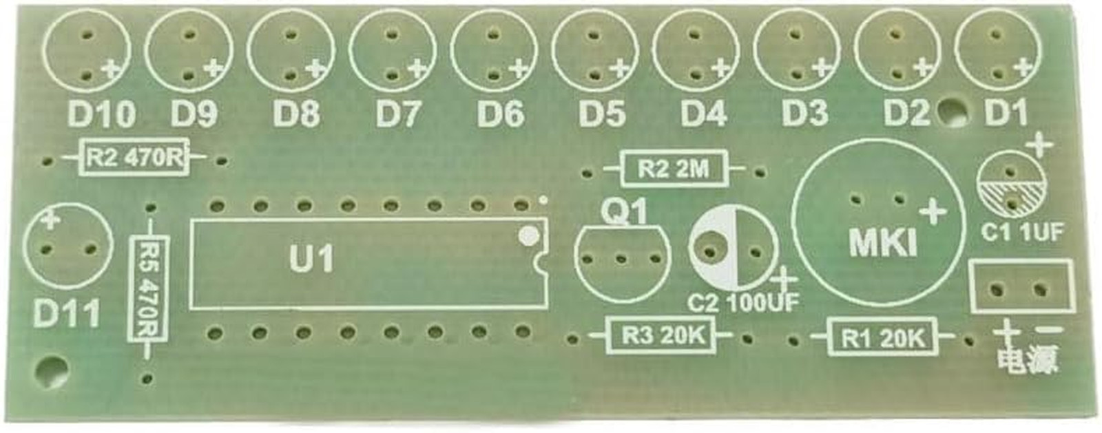 Soldering Practice Kit DIY Electronics Learning Board for Beginners