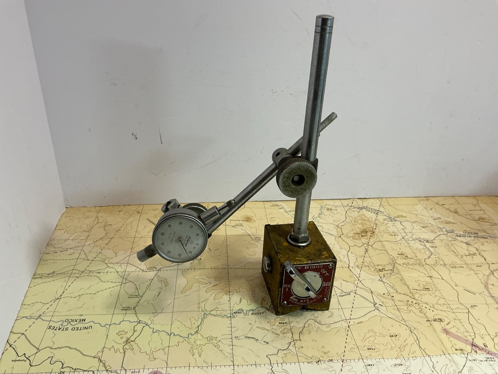 ENCO 340 MAGNETIC BASE WITH ARTICULATING ARM/INDICATOR HOLDER