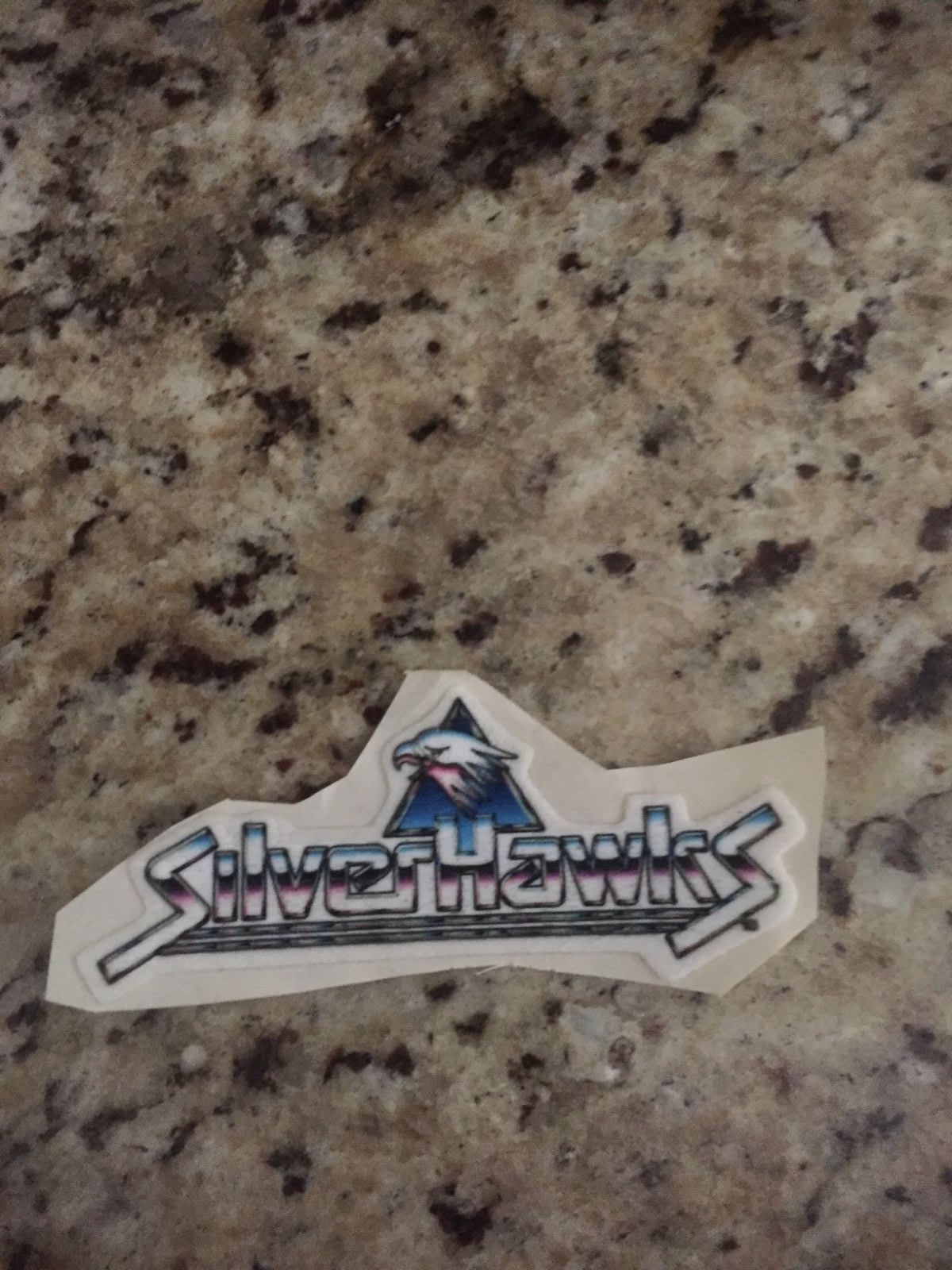 SILVERHAWKS IRON ON  PATCHES 4 1/2" X  2"