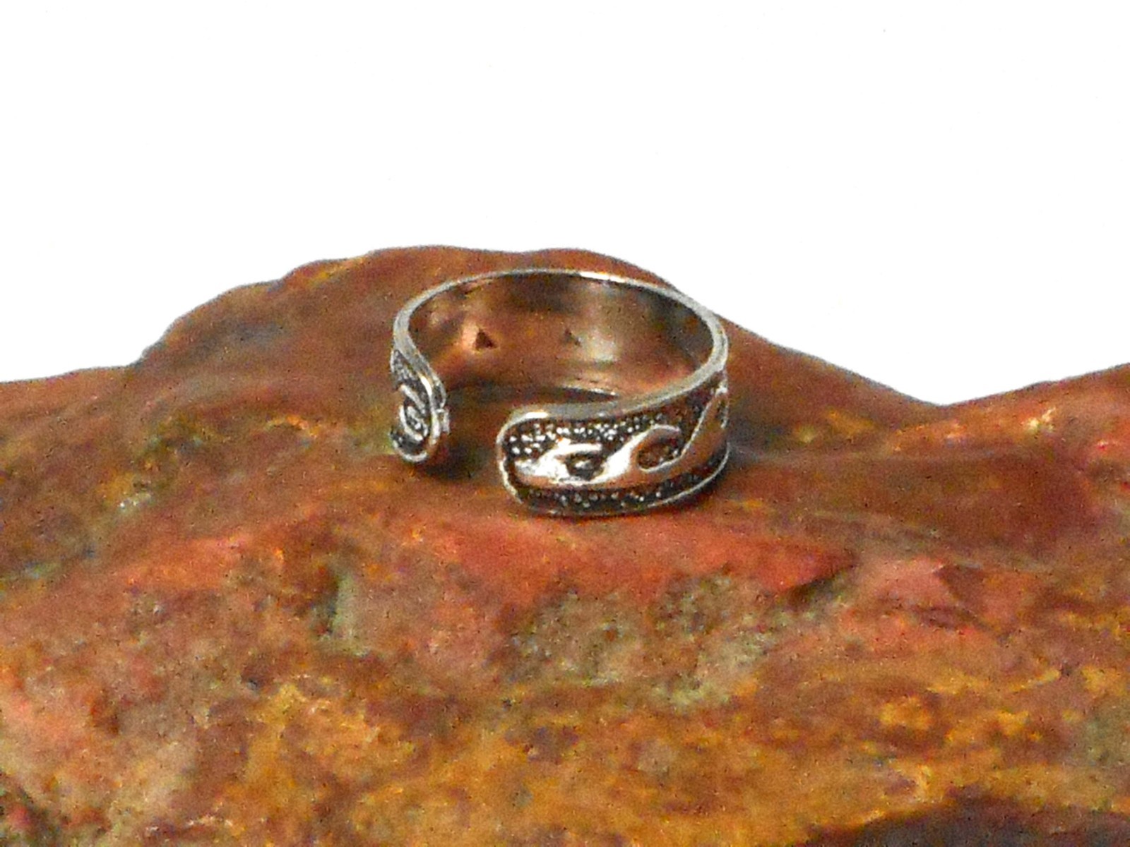 Adjustable Toe Ring Sterling Silver 925
