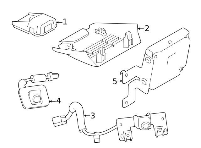 Genuine OEM Nissan Collision Avoidance Camera 284F1-9HF0B