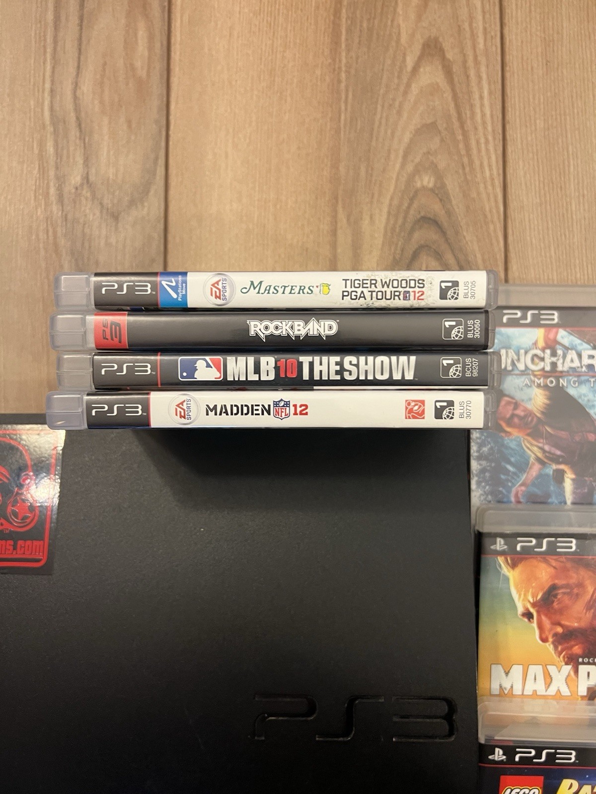 Sony PlayStation 3 Slim 250 GB CECH-2001B Console Bundle 10 Games Controller