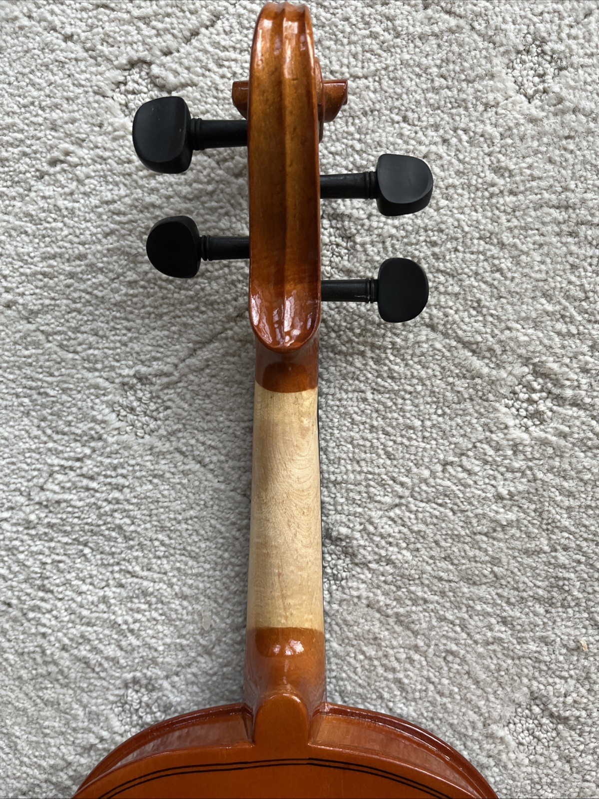 Violin With Teller Bridge, Bow and Case. Full Size 4/4